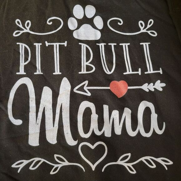 GiLdan Pit Bull Mama Sweatshirt Size Large - Picture 1 of 5
